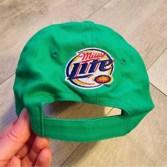 Chicago White Sox Miller Lite beer Adjustable Green Cap NWOT - Picture 2 of 9